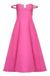 Self-portrait Diamante-embellished Textured Midi-dress