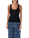 Self-portrait Embellished Viscose Blend Knit Top In Black