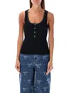 Self-portrait Embellished Viscose Blend Knit Top In Black