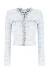 Self-portrait Embroidered Viscose Blend Cardigan