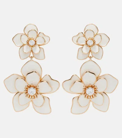 Self-portrait Enamel Drop Earrings