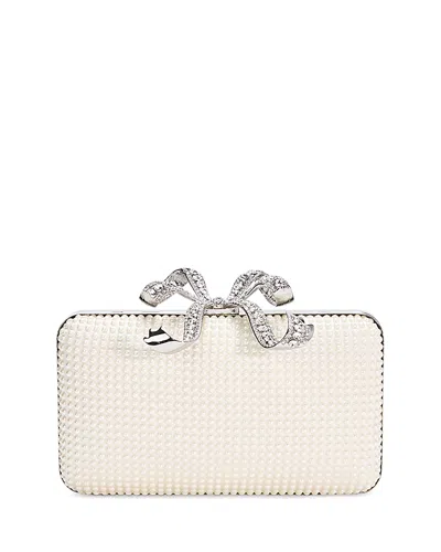 Self-portrait Faux Pearl Box Clutch