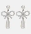 Self-portrait Faux Pearl Drop Earrings