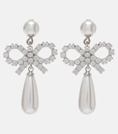Self-portrait Faux Pearl Drop Earrings