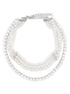 Self-portrait Faux-pearl Necklace In Not Applicable