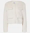 Self-portrait Womens Cream Regular-fit Flap-pockets Faux-fur Jacket In White