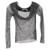 Self-portrait Self Portrait Rhinestone Embellished Off-shoulder Top