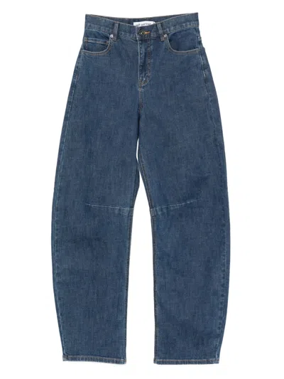 Self-portrait Five-pockets Jeans In Blue