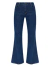 Self-portrait Flared Jeans In Blue