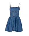 SELF-PORTRAIT FLARED MINI DRESS