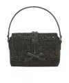 Self-portrait Self Portrait Shoulder Bag With Rhinestones In Black