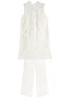 Self-portrait Self Portrait 'white Tulle Satin Bow Mini' Dress In White