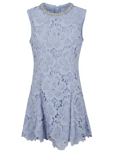 Self-portrait Floral Lace Mini Dress