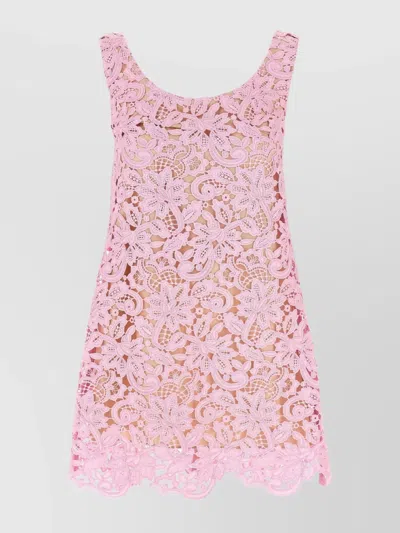 SELF-PORTRAIT 'FLORAL LACE MINI' DRESS