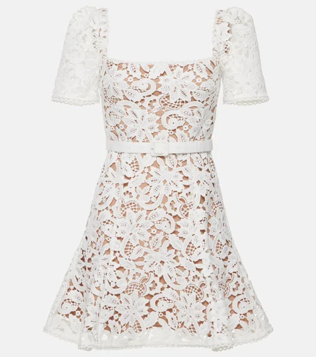 chinese dress ladies Self-Portrait Floral Lace Mini Dress main image 1