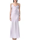 Self-portrait Flower Maxi Dress In Purple