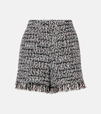 Self-portrait Boucle Short In Black