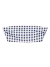 Self-portrait Gingham Bandeau Top In White