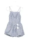 Self-portrait Gingham-pattern Sleeveless Mini Dress