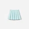 Self-portrait Self Portrait Girls Boucle Flower Sequin Skirt In Blue