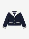 Self-portrait Bouclé Jacket In Blue