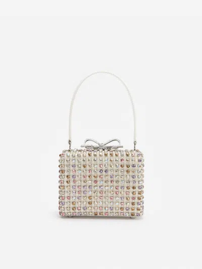 Self-portrait Kids' Girls Crystal Micro Bag In Multi