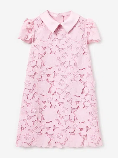 Self-portrait Babies' Self Portrait Girls Lace Flower Dress In Pink
