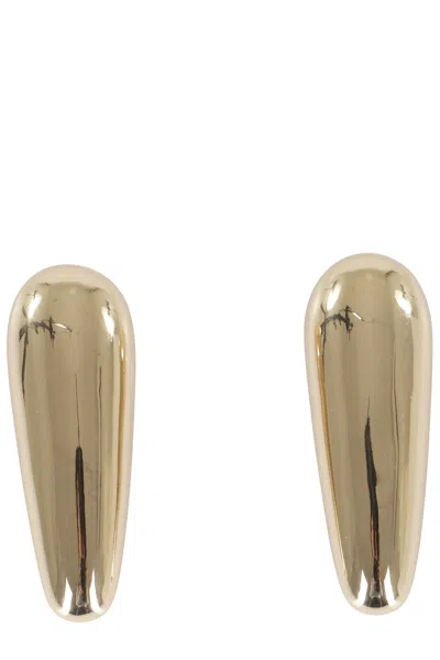 Self-portrait Gold Bar Earrings