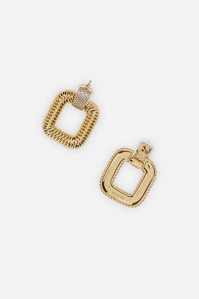 Self-portrait Gold Knocker Earrings
