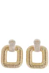 Self-portrait Gold Knocker Earrings In Gold