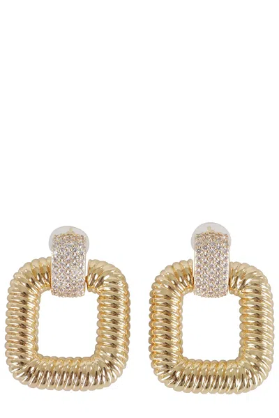 Self-portrait Gold Knocker Earrings