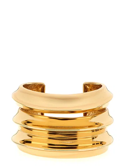 Self-portrait Gold Sculpted Cuff Bracelet