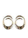 Self-portrait Gold Swirl Earrings Accessories