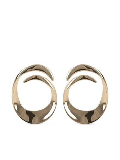 SELF-PORTRAIT SELF-PORTRAIT GOLD SWIRL EARRINGS ACCESSORIES