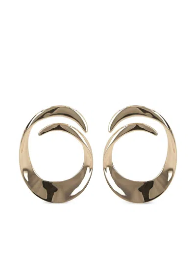 SELF-PORTRAIT SELF-PORTRAIT GOLD SWIRL EARRINGS ACCESSORIES