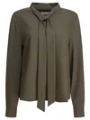 Self-portrait Green Wool Shirt