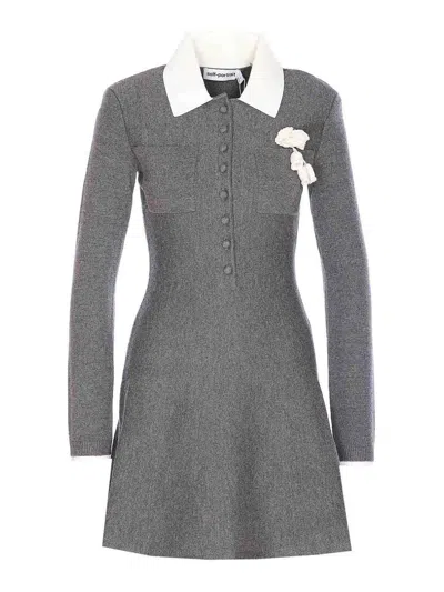 SELF-PORTRAIT VESTIDO CORTO - GRIS