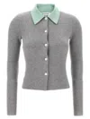 Self-portrait Grey Merino Wool Sweaters And Cardigans Gray