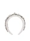 Self-portrait Crystal Embellished Satin Hair Accessories