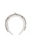 Self-portrait Crystal Embellished Satin Hair Accessories