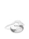 Self-portrait Crystal Mesh Veil Headband In Silver