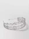 Self-portrait Hair Accessories With Multi-row Design And Rhinestone Embellishments