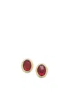 Self-portrait "hammered" Earrings In Red
