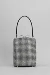 Self-portrait Crystal-embellished Fishnet Top Handle Bag
