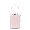Self-portrait Leather Bucket Bag In Pink