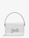 Self-portrait Handbag In Silver