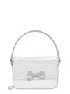 Self-portrait Handbag In Silver