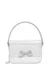 Self-portrait Handbag In Silver
