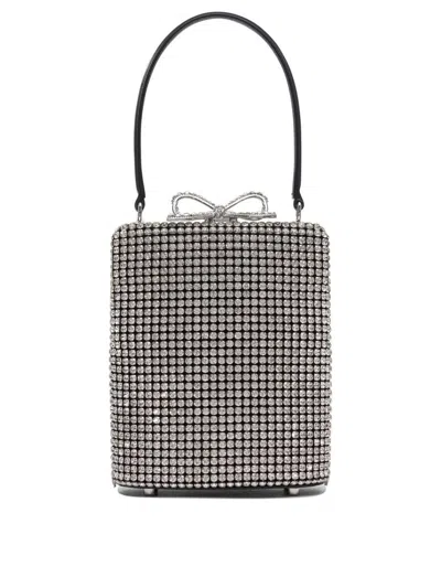 Self-portrait Handbags In Silver