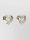 Self-portrait Heart Shape Polished Stud Earring